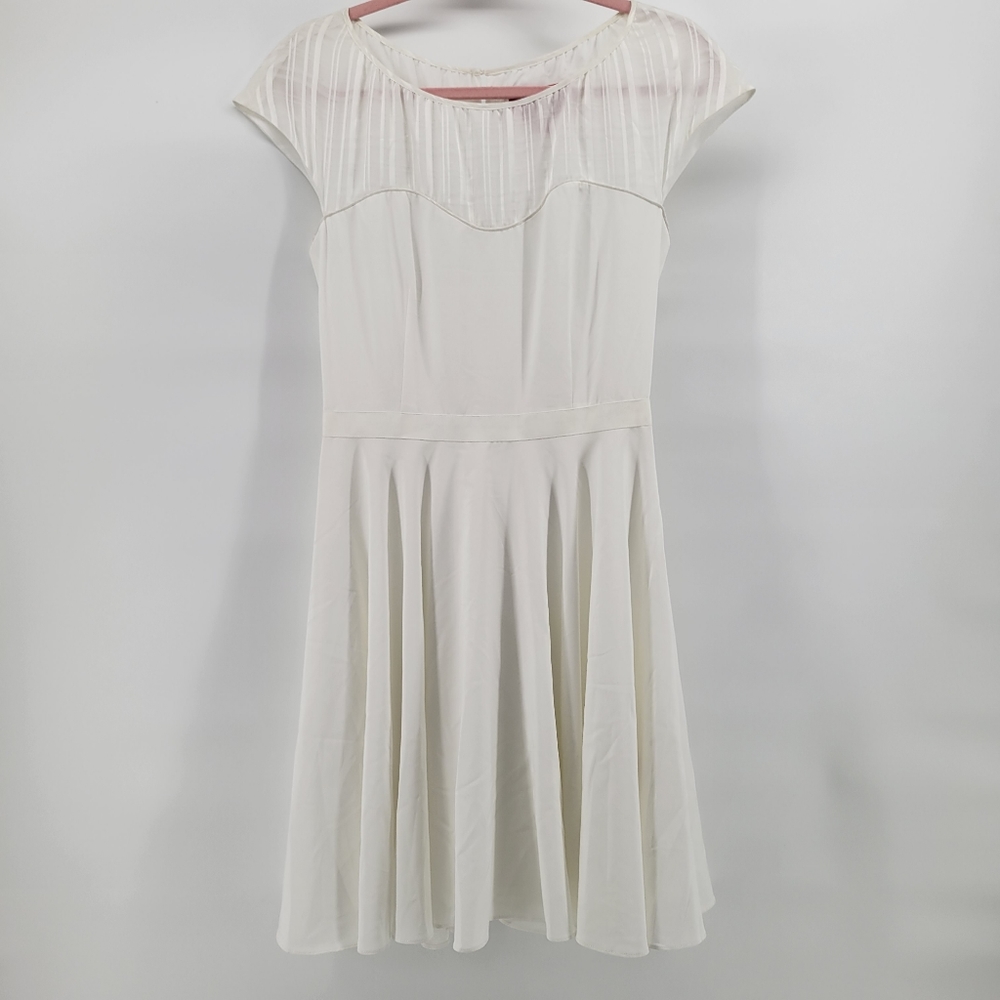 Zac Posen Z spoke white dress size 2